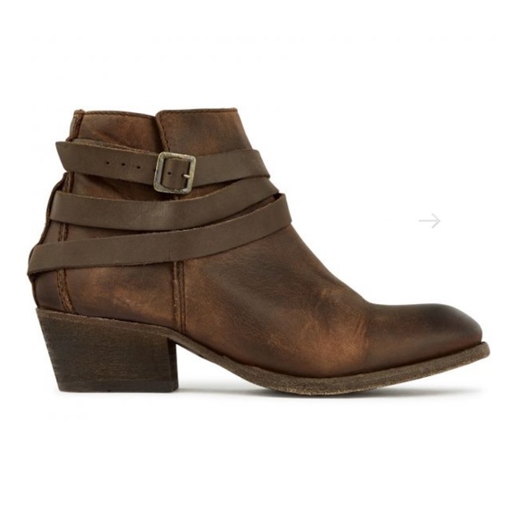 Hudson ankle boots brown size 38/7 - Picture 3 of 6